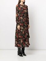 Thumbnail for your product : Antonio Marras Floral-Print Ruffled Dress