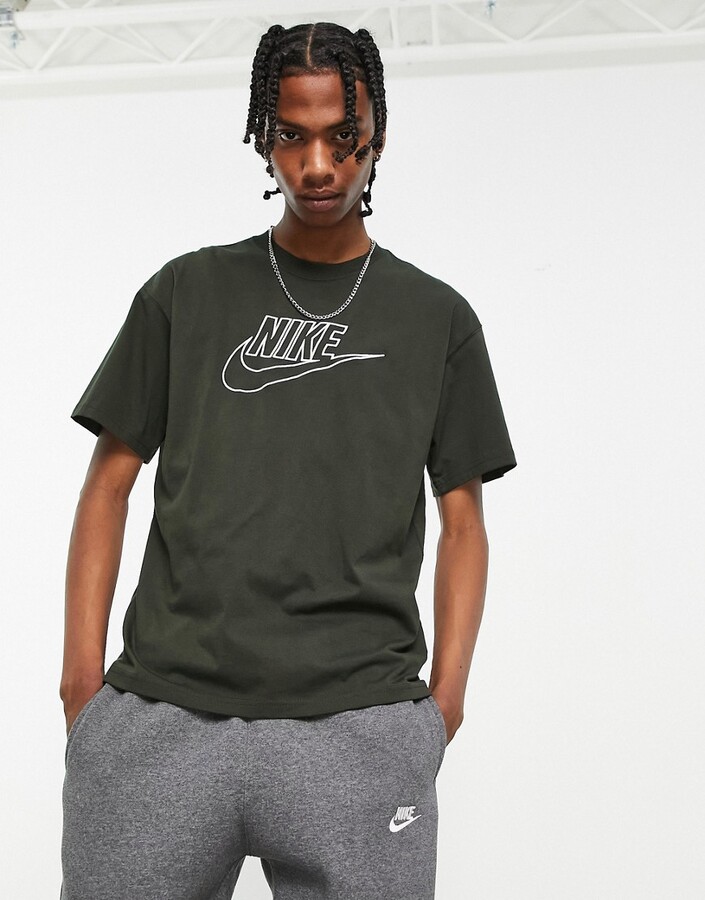 Nike Air Max 90 T-shirt in khaki - ShopStyle