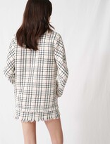 Thumbnail for your product : Maje Checked tweed-style jacket