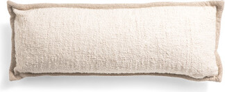 TJMAXX 14X36 Boucle Pillow With Flange, Cotton/Polyester