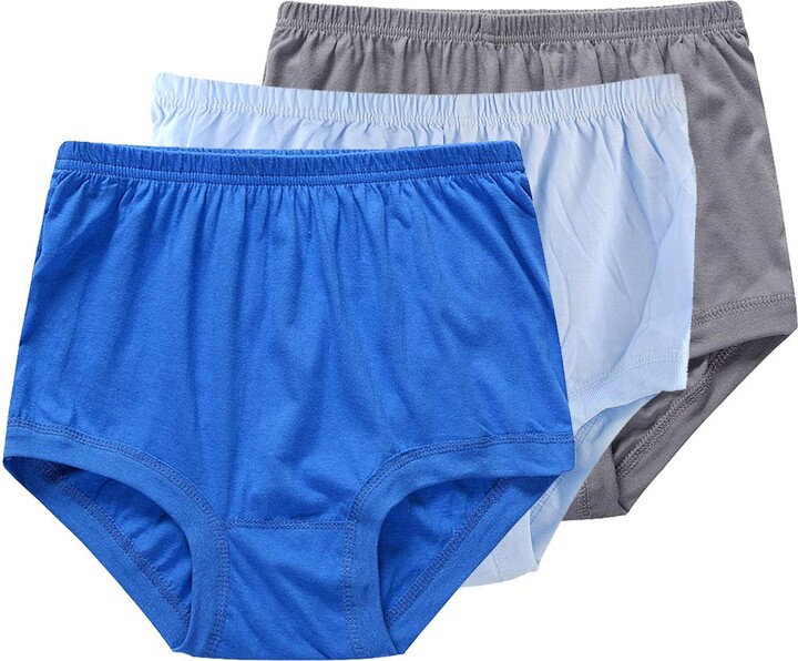zpllsbratos 3/4/6 Pack Men's Cotton Briefs Stretch High Rise Soft Underwear  Large Size(Pack of 3 - ShopStyle