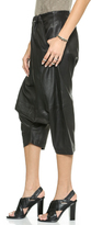 Thumbnail for your product : OAK Leather Square Gusset Shorts