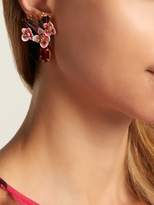 Thumbnail for your product : Dolce & Gabbana Butterfly And Crystal Drop Clip Earrings - Womens - Multi