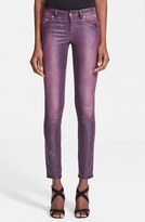 Thumbnail for your product : Just Cavalli Waxed Skinny Jeans