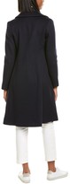 Thumbnail for your product : Sofia Cashmere Sofiacashmere Round Collar Wool & Cashmere-Blend Coat