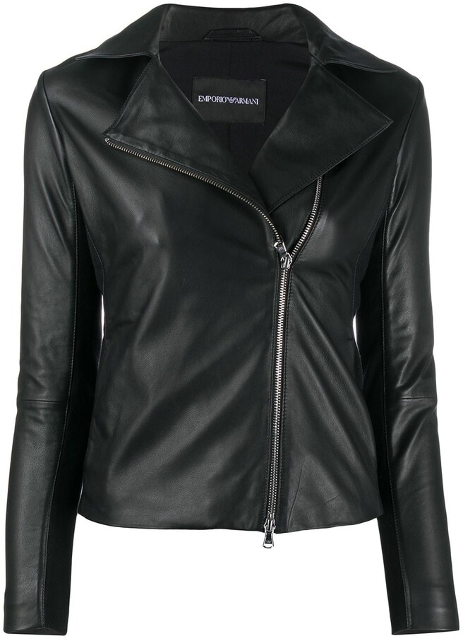 emporio leather jacket