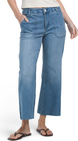 TJMAXX Ab Tech High Rise Flare Jeans For Women, Spandex/Cotton/Polyester