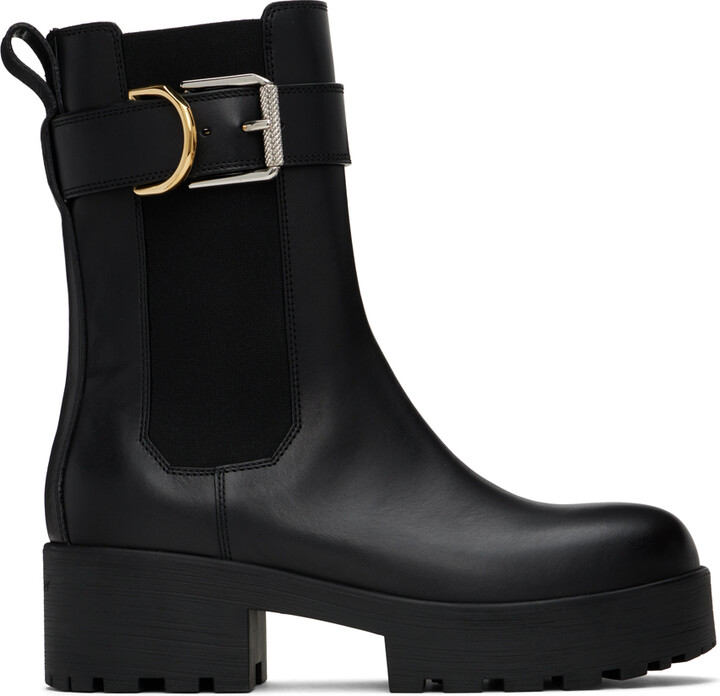 Givenchy Black Voyou Chelsea Boots