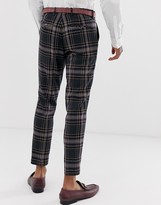 Thumbnail for your product : Devils Advocate check skinny fit suit pants