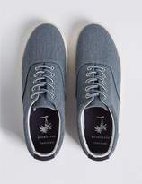 Thumbnail for your product : Marks and Spencer Extra Wide Fit Canvas Lace-up Pump Shoes