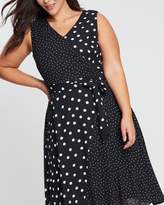 Thumbnail for your product : Evans Mix & Match Skater Dress