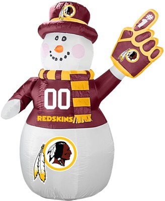 Boelter Washington Redskins Inflatable Snowman