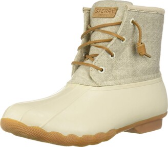 sperry saltwater emboss wool duck rain boots