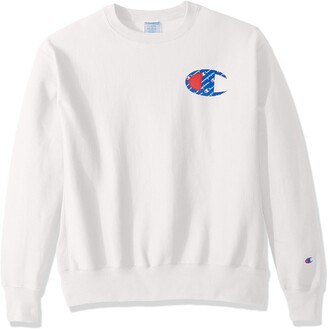 champion white hoodie mens