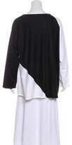 Thumbnail for your product : Shamask Long Sleeve Bateau Neck Top