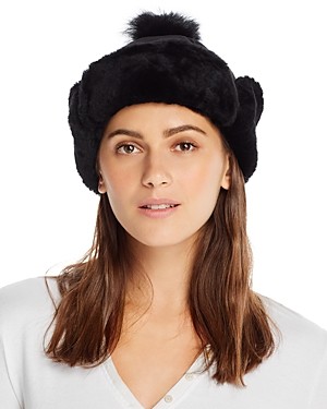 ugg faux fur beanie