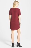 Thumbnail for your product : Everly Sheer Trim Shift Dress (Juniors)