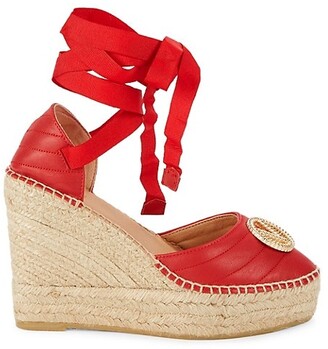 Red Espadrille Wedge | Shop the world's largest collection of ShopStyle