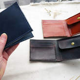 Thumbnail for your product : Tori Lo Designs Solid Colour Mens Leather Wallet. 3rd Anniversary Gift