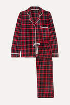 DKNY Checked Fleece Pajama Set