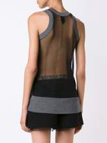 Thumbnail for your product : Vera Wang tulle insert tank