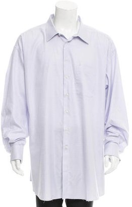 Ermenegildo Zegna Checkered Print Button-Up Shirt
