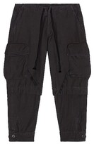 Thumbnail for your product : Greg Lauren Baker Essential Cargo Pants in Black
