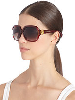 Thumbnail for your product : Alexander McQueen Square Plastic Sunglasses