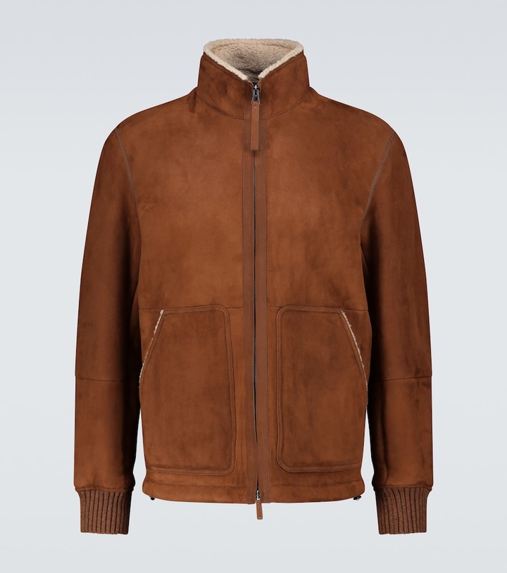 zegna suede jacket