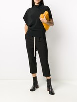 Thumbnail for your product : Rick Owens Short Sleeve Draped Neck Top