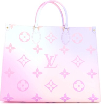 Louis Vuitton Onthego Tote Spring in The City Monogram Giant Canvas PM Multicolor