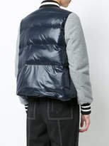 Thumbnail for your product : Veronica Beard panelled padded jacket