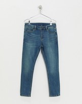 Thumbnail for your product : ASOS DESIGN cropped super skinny jeans in vintage dark wash