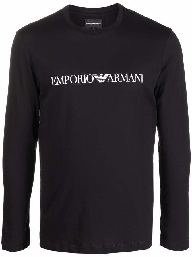 Emporio Armani long-sleeve T-shirt - ShopStyle
