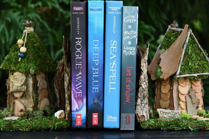 Etsy Set Of Small Handmade Bookends Fairy House Personalized Gift Custom Made Gifts For Booklovers Birthday Gifts Her