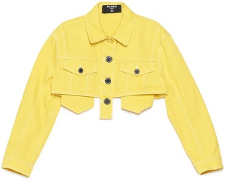 Yellow Denim Jacket - ShopStyle
