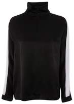 Thumbnail for your product : Topshop Satin Sports Top