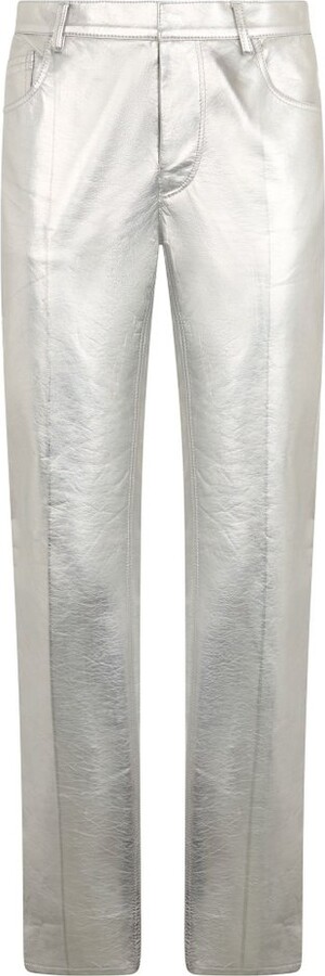 Philosophy di Lorenzo Serafini Leather Straight-Leg Pants