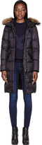 Thumbnail for your product : Parajumpers Black Fur-Trimmed Michelle Coat