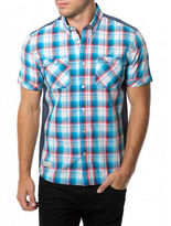 Thumbnail for your product : 7 Diamonds Sea of Time Plaid Chambray-Trim Sport Shirt