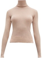 Thumbnail for your product : Altuzarra Bryan Roll-neck Rib-knitted Sweater - Light Pink