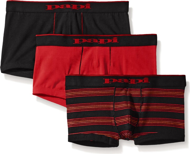 Papi Stylish Brazilian Solid and Print Trunks (3-Pack of Men's Underwear) -  ShopStyle Boxers