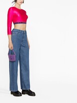 Thumbnail for your product : Versace Jeans Couture Logo Crop Top