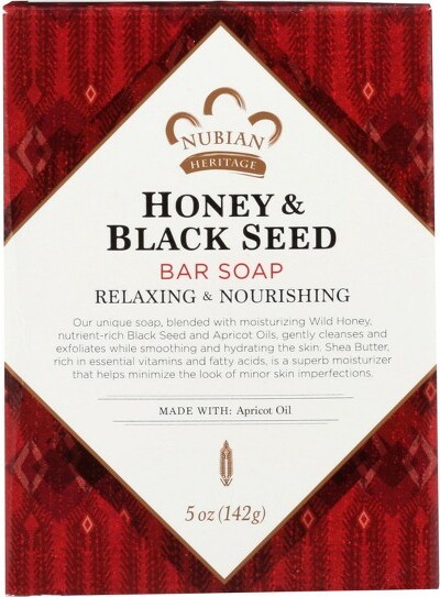 Nubian Heritage NubianHeritageRelaxingandNourishingHoneyandBlackSeedBarSoap-5oz