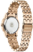 Thumbnail for your product : Citizen Eco-Drive Mother of Pearl Austrian Crystal Set Dial Gold Stainless Steel Bracelet Ladies Watch