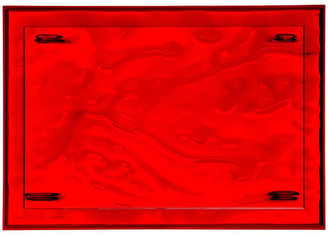 Kartell Kartell Dune Tray H2.5cm x L46cm x W32cm Red 