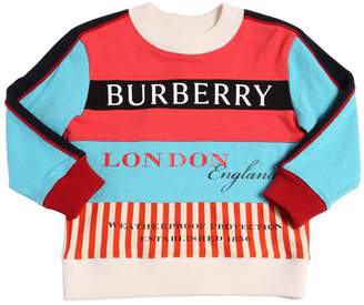Burberry Patchwork Cotton Sweatshirt