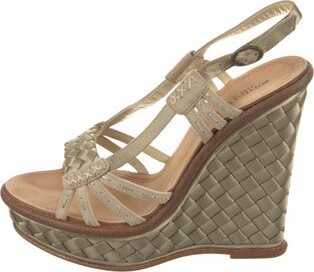 Bottega Veneta Satin Slingback Sandals