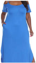 macy's royal blue dress plus size