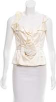 Thumbnail for your product : Charles Chang-Lima Sleeveless Silk Top